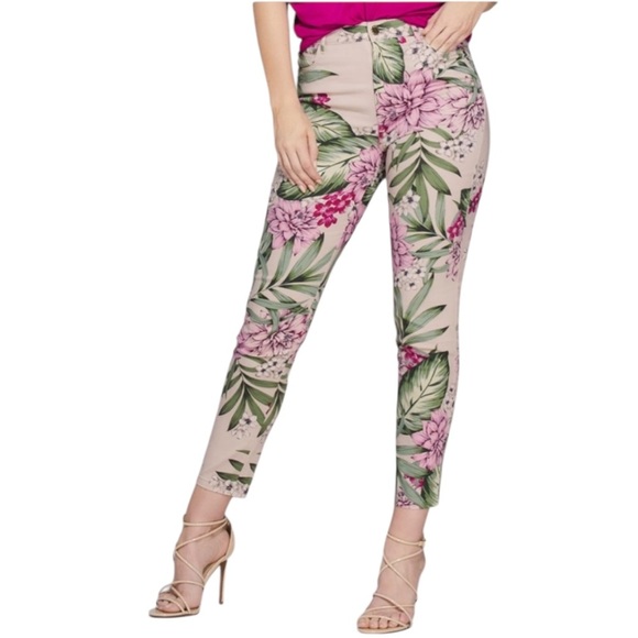 MARCIANO LOS ANGELES Women’s Floral Print High Rise Pants - Picture 1 of 15